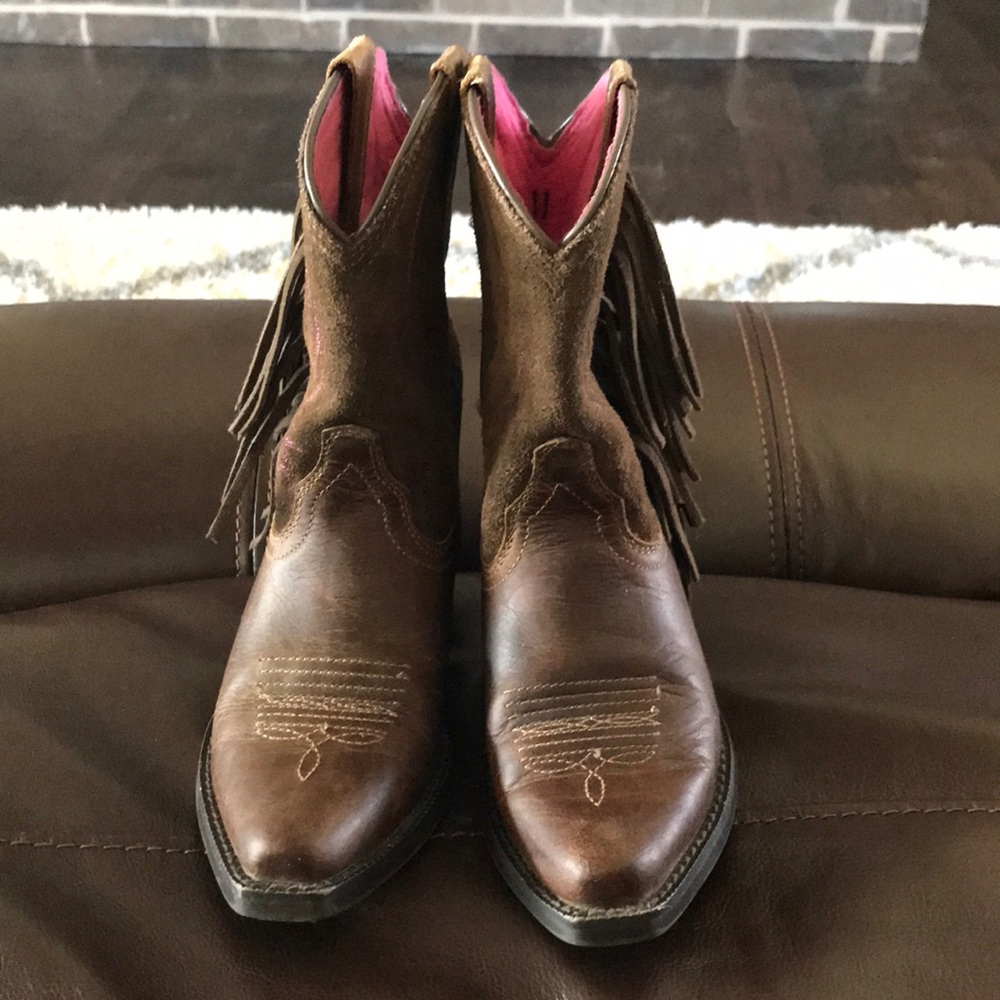 Girls Ariat Fringe Boots Size 11
